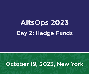 AltsOps 2023 Day 2 - Hedge Funds